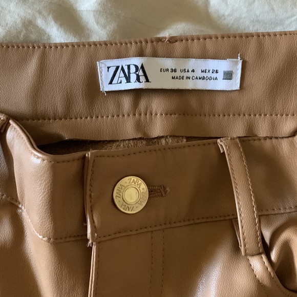 Zara Faux leather jeans - Picture 2 of 4